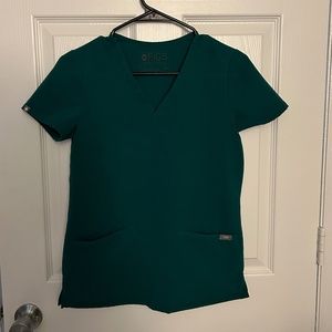 Figs two pocket scrub top